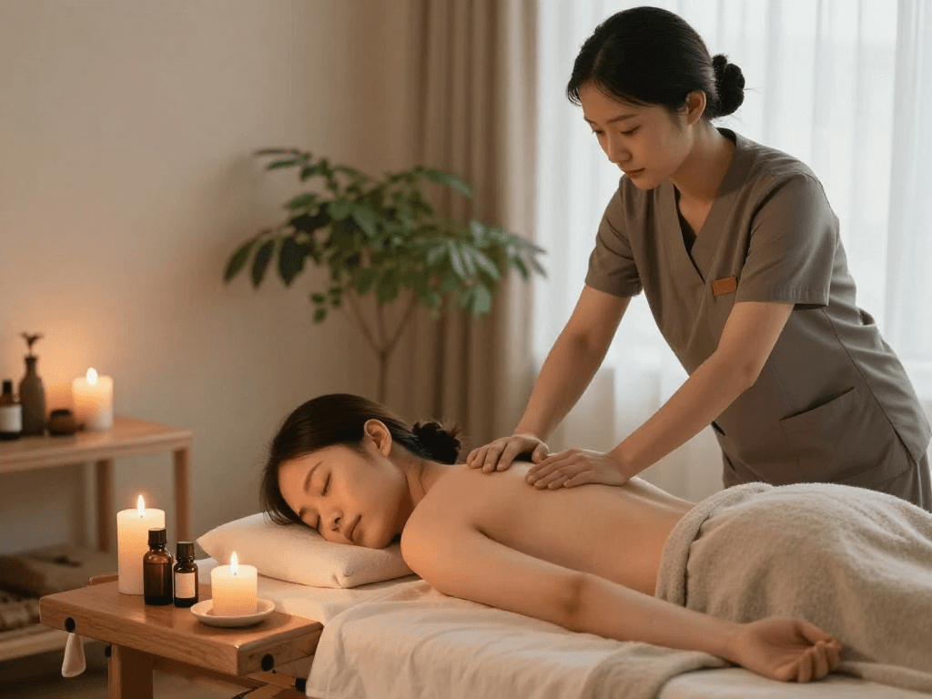 Experience a personalized 출장안마 session in a tranquil home spa environment with professional massage therapy.