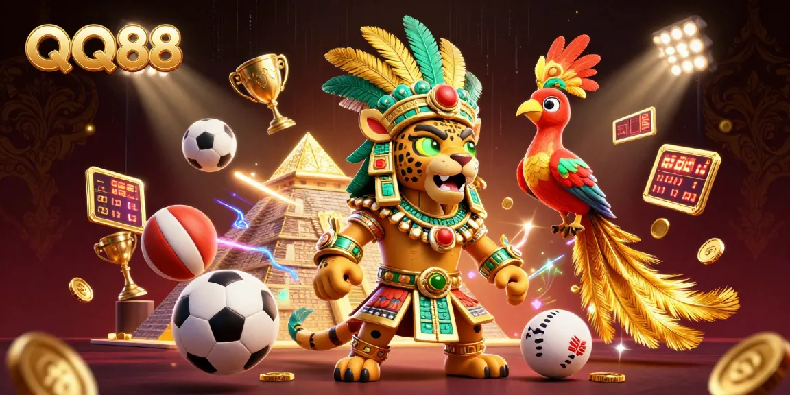 Engage with QQ88's thrilling gambling world, featuring mystical elements alongside sports betting action.