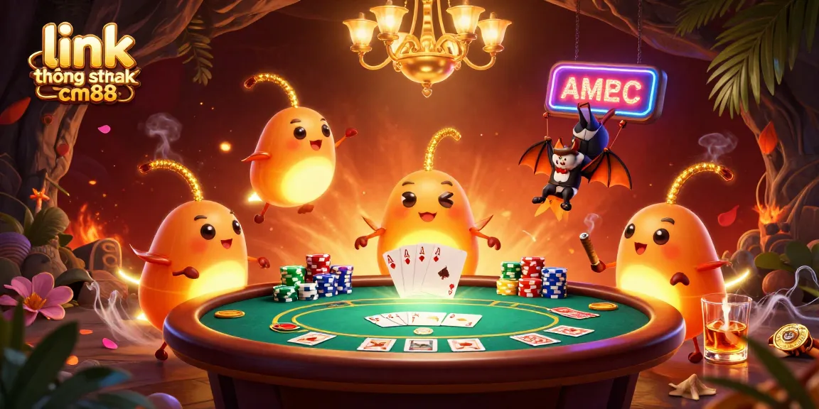 Experience the exciting gameplay of link không chặn cm88 in this vibrant casino illustration.