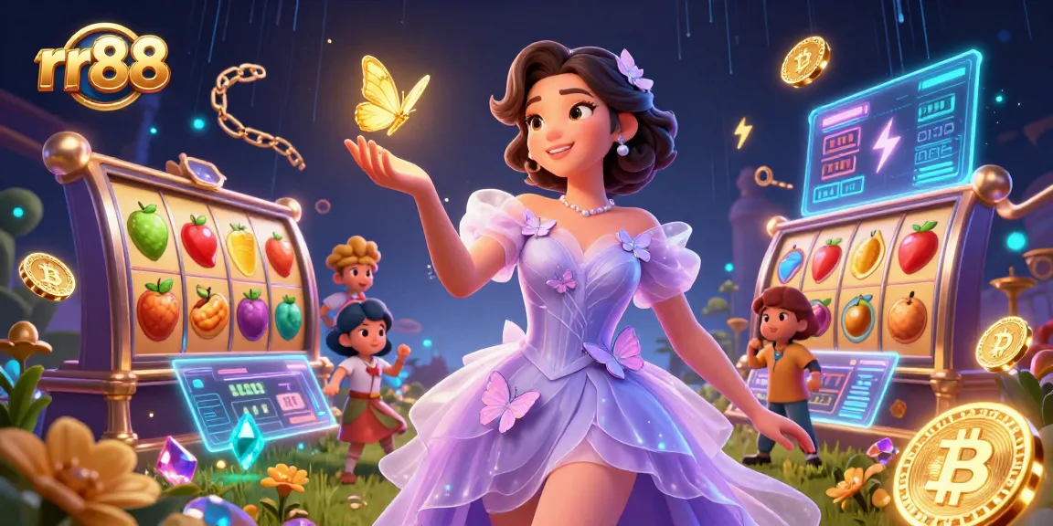 Experience the vibrant world of rr88, where golden slot reels spin and jackpots await!