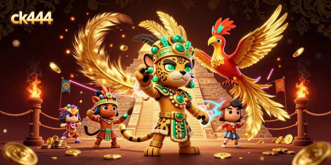 Experience thrilling gameplay at ck444 with a vibrant casino illustration of an ancient Mayan theme.