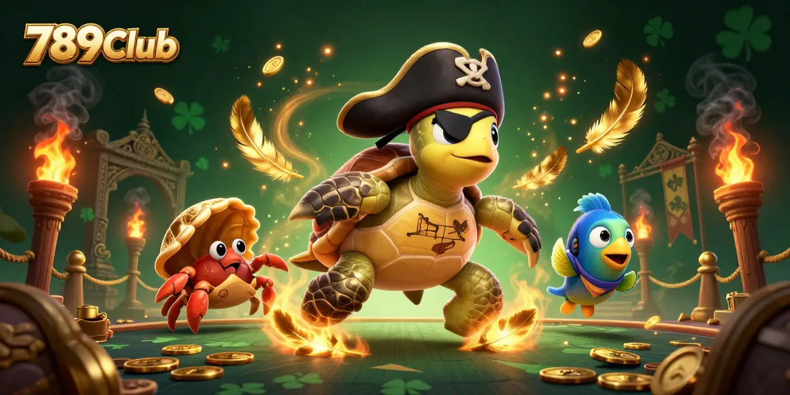 Engage with exciting games at 789Club featuring rich visuals of casino-themed characters and treasures.
