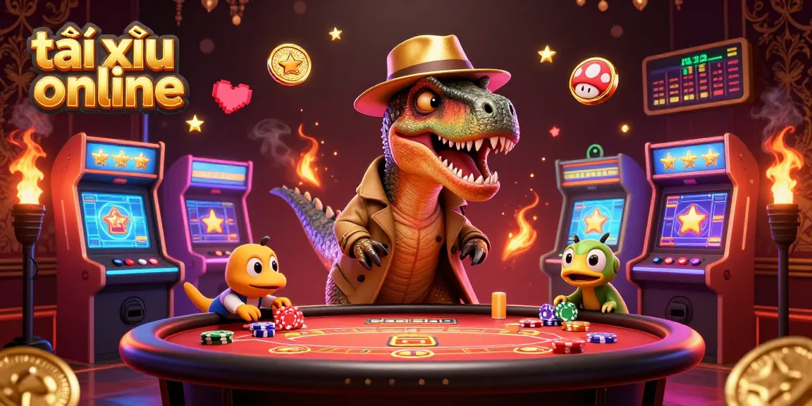 Engage with tài xỉu online excitement in this dynamic 3D illustration.