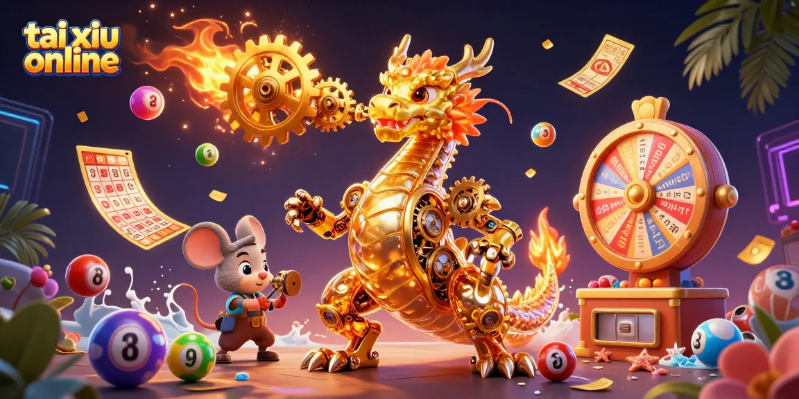 Experience the thrilling tai xiu online action with dynamic golden dragon and engaging game elements.