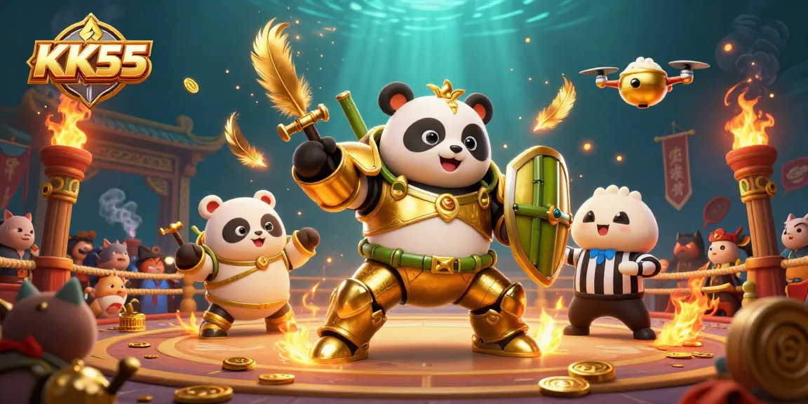 Win big at KK55 with dynamic battles in a vibrant casino arena filled with cheering animals.