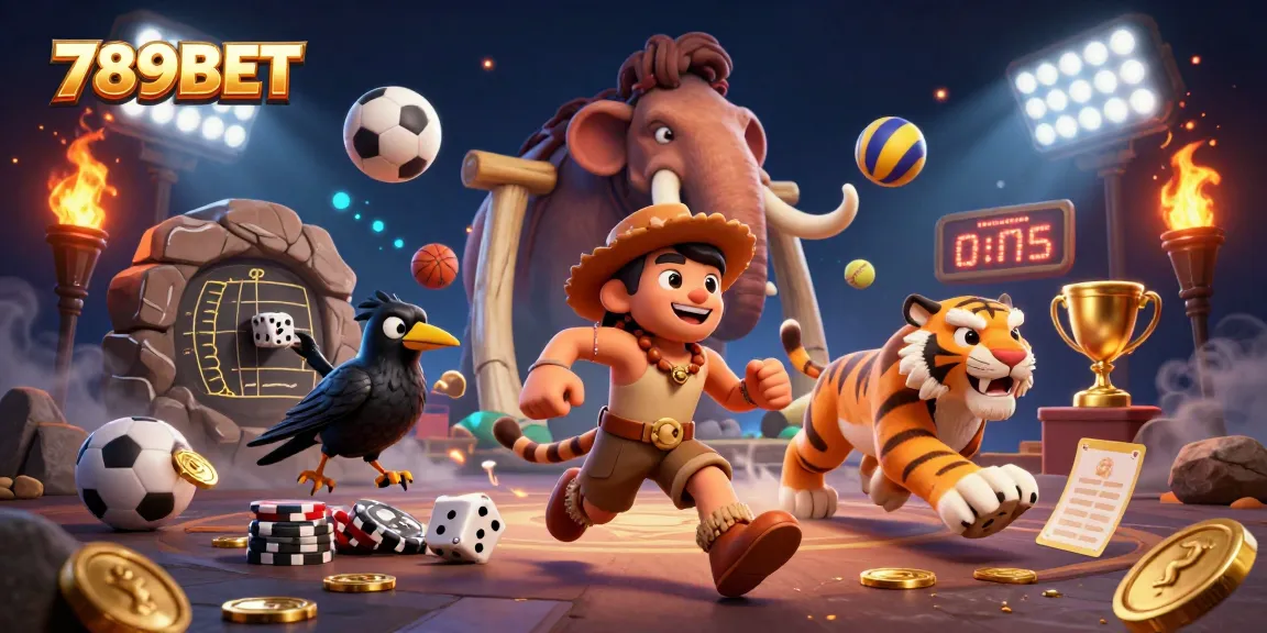 Experience thrilling gameplay at 789BET with exciting casino dynamics featuring vibrant characters and sports elements.
