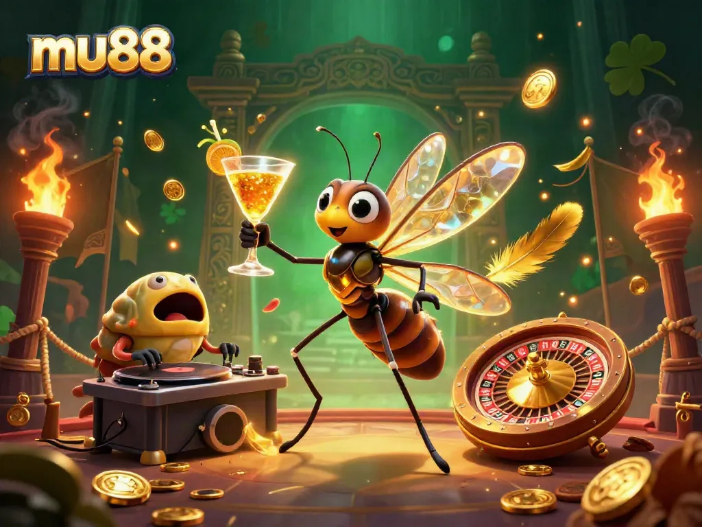 Experience the excitement of mu88 casino with vibrant characters and dynamic gameplay elements.