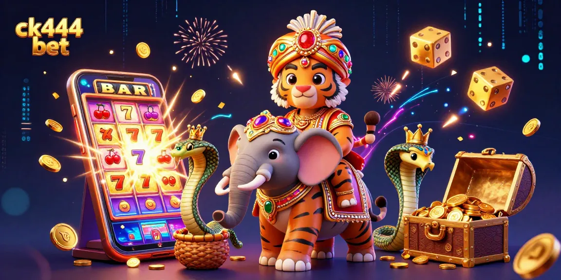 Experience exciting gaming at ck444 bet with vibrant casino elements and dynamic characters.