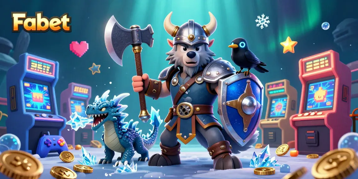 Engage in thrilling games at Fabet with a Viking, dragon, and arcade atmosphere